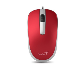 Мышь проводная Genius DX-120 (DX120) 1000dpi USB Red