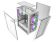 Корпус Powercase Alisio Micro Z3W ARGB mATX White