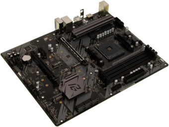 Материнская плата Socket AM4 ASRock B550M PHANTOM GAMING 4 (B550) 4*DDR4 1*PCI-Ex1 2*PCI-Ex16 SATA M
