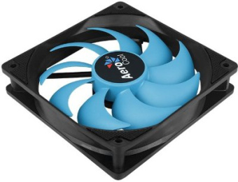 Вентилятор для корпуса 120mm Aerocool Motion 12 Plus Blue (3pin, 22.5дБ, 1200об/мин, синяя подсветка