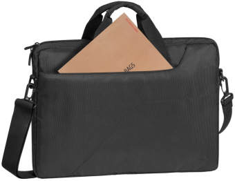 Сумка для ноутбука 15" Riva 8035 полиэстер, чёрная