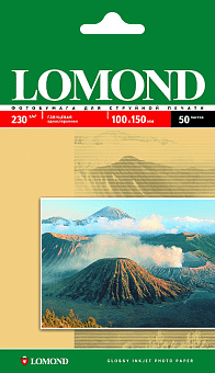 Бумага Lomond [10x15см] матовая, 230гр/м2, 50л