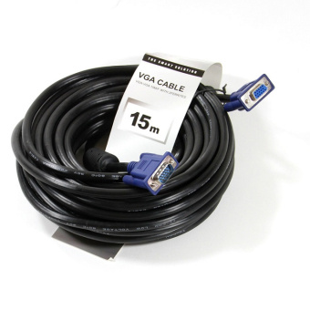 Кабель соединительный VGA (m) < - > VGA (m) 15м 2 фильтра