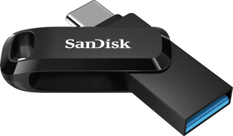 Флешка 64Gb SanDisk Ultra Dual Drive Go, USB 3.1 - USB Type-C черный