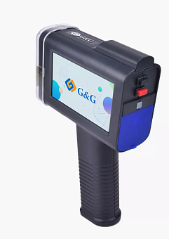 Принтер G&G GG-HH1001B портативный ручной струйный черный