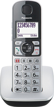 Радиотелефон Panasonic DECT KX-TGE 510 RUS (АОН, серый)