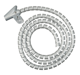 Кабельный органайзер Buro BHP CG22S Spiral Hose 20x2000mm Silver