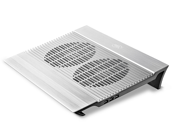 Подставка для ноутбука 17" DEEPCOOL N8 серебристый