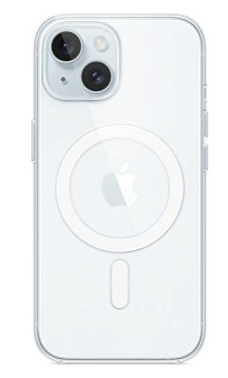 Чехол для смартфона Apple iPhone 15 6.1" - Clear Case with Magsafe transparent