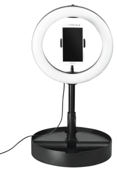 Кольцевой осветитель Hama SpotLight FoldUp 102, 128 LED, 27см, bluetooth