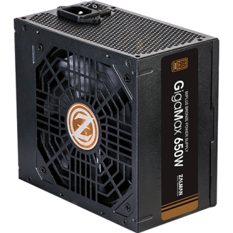 Блок питания .650W Zalman ZM650-GVII (120mm, 24+8pin, 2*8pin, 5*Sata, 3*IDE, 80 PLUS Bronze)