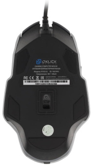 Мышь проводная Оклик 915G HELLWISH V2 черный/серый