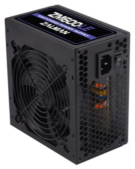 Блок питания .600W Zalman ZM600LE (120mm, 24+8pin, 2*6/8-pin, 3*IDE, 6*SATA, 1*FDD)