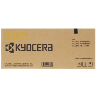 Картридж лазерный Kyocera TK-5280Y для Ecosys P6235cdn/M6235cidn/M6635cidn, 11000 стр., желтый