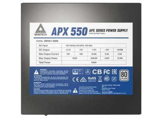 Блок питания .550W Montech APX 550W 80+ Standard