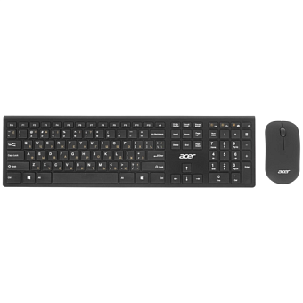 Комплект беспроводной (клавиатура+мышь) Acer OKR030 Wireless Black