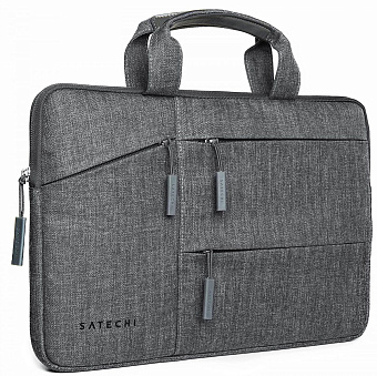 Сумка для ноутбука 15" Satechi Water-Resistant Laptop Carrying Case, нейлон, серый
