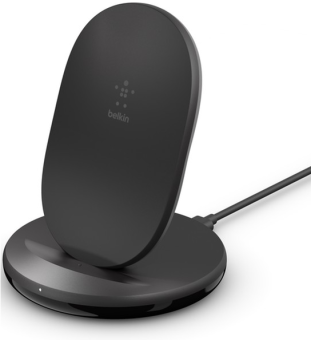Беспроводное зарядное устройство Belkin BoostCharge Wireless Charging Stand 15W Whith Wall Charger B