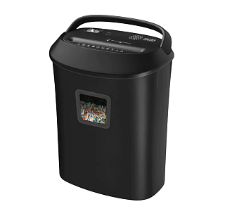 Уничтожитель бумаги Cactus CS-SH-P8, секр.P-4, фрагменты 12лист. 25лтр. черный