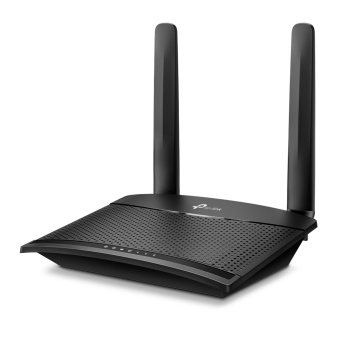Wi-Fi роутер TP-Link TL-MR100 N300, 2.4 ГГц, 100 Мбит/с, SIM-слот, черный
