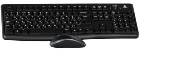Комплект проводной (клавиатура+мышь) Logitech MK120 Desktop USB Black