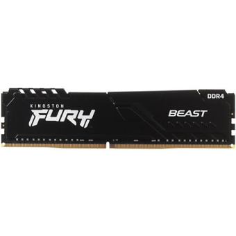 Модуль памяти DDR4 16Gb PC4-25600 3200MHz Kingston Fury Beast Black