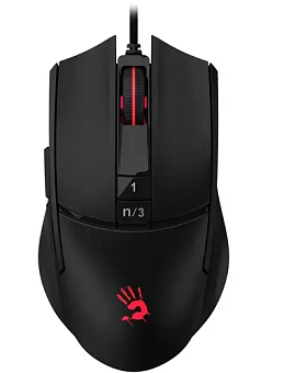 Мышь проводная A4Tech Bloody L65 MAX 12000dpi Black