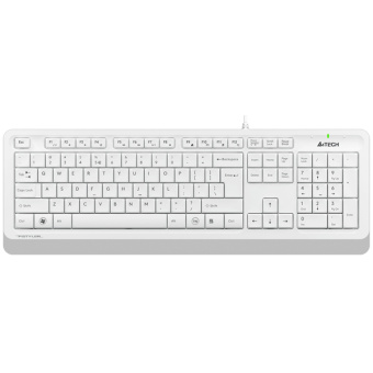 Комплект проводной (клавиатура+мышь) A4Tech Fstyler F1010 белый/серый