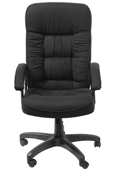 Кресло Бюрократ T-9908AXSN (ткань, мех. качания, крест. пластик, до 120 кг) Черный
