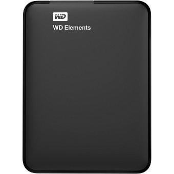 Внешний жесткий диск 1Tb WD Elements Portable 2.5" USB3.0 Black