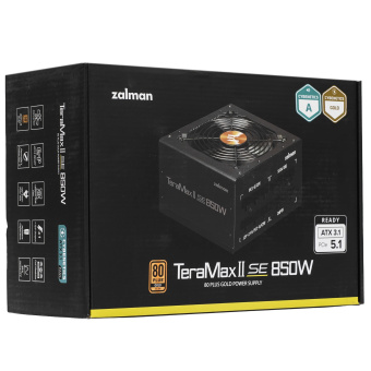 Блок питания .850W Zalman ZM850-TMX2SE 80 Plus Gold Black