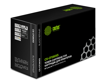 Картридж лазерный Cactus CS-CF280XS для HP LJ Pro 400/M401/M425. черный