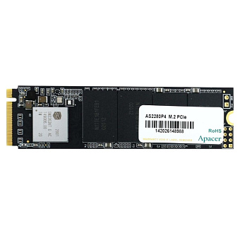 Накопитель SSD M.2 .256Gb Apacer AS2280P4 (PCI-E 3.0 x4, 1800/1100 Мбайт/сек)