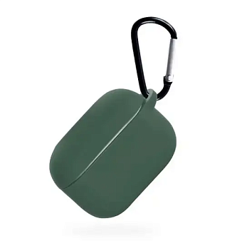 Чехол для наушников Apple Airpods Pro 3 - Gurdini soft touch c карабином сосновый лес