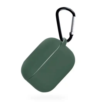 Чехол для наушников Apple Airpods Pro 3 - Gurdini soft touch c карабином сосновый лес