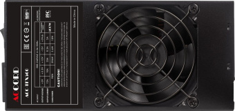 Блок питания .500W Accord ACC-TFX500 80 PLUS WHITE 80mm, черный