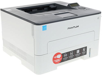 Принтер Pantum P3300DN (A4, ч/б, 33 стр/мин, дуплекс, USB, LAN) белый