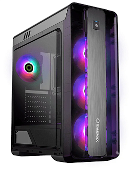 Корпус GameMax Moonlight FRGB (MidiTower, USB3.0, ATX) черный