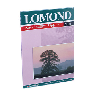 Бумага Lomond [A4] глянцевая, 150гр/м2, 50л