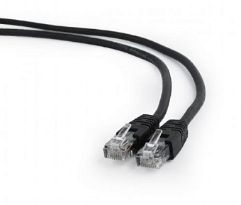 Кабель патч-корд .Patch cord кат.6  1.0м, чёрный