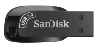 Флешка .64Gb SanDisk CZ410 Ultra Shift, USB 3.0, черный