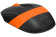 Мышь беспроводная A4Tech Fstyler FG10 2000dpi черный/оранжевый