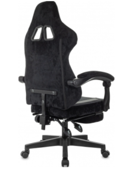 Кресло Knight Custom/F черный/серый крестов. пластик подст.для ног