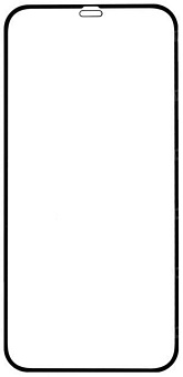 Защитное стекло для смартфона Apple iPhone 12 Mini 5.4" - Full Screen 20D черное