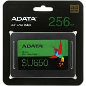 Накопитель SSD SATA 256Gb ADATA Ultimate SU650 (TLC, 520/450 Мбайт/сек)