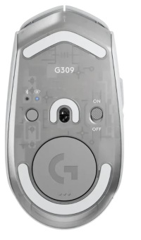 Мышь беспроводная Logitech G309  Wireless белый