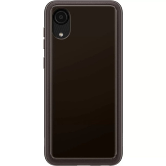 Чехол для смартфона Samsung Galaxy A03 Core - Soft Clear Cover черный