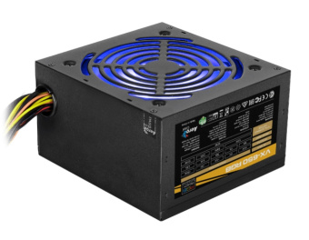 Блок питания .650W Aerocool VX Plus 650 RGB (120mm, 20+8pin, 2*8pin, 4*Sata, 3*Molex)