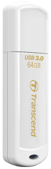 Флешка .64Gb Transcend JetFlash 730 USB3.0 белый
