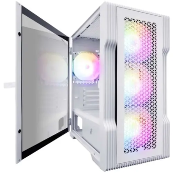 Корпус 1STPLAYER TRILOBITE T3 FRGB mATX белый